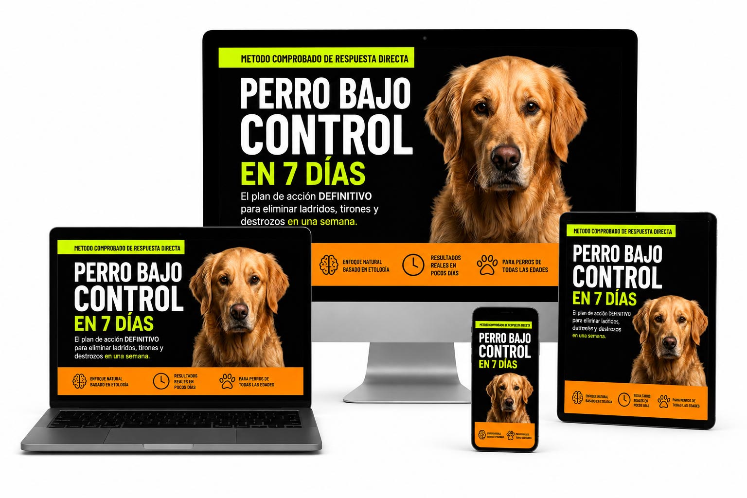 Pack Perro Bajo Control en 7 días
